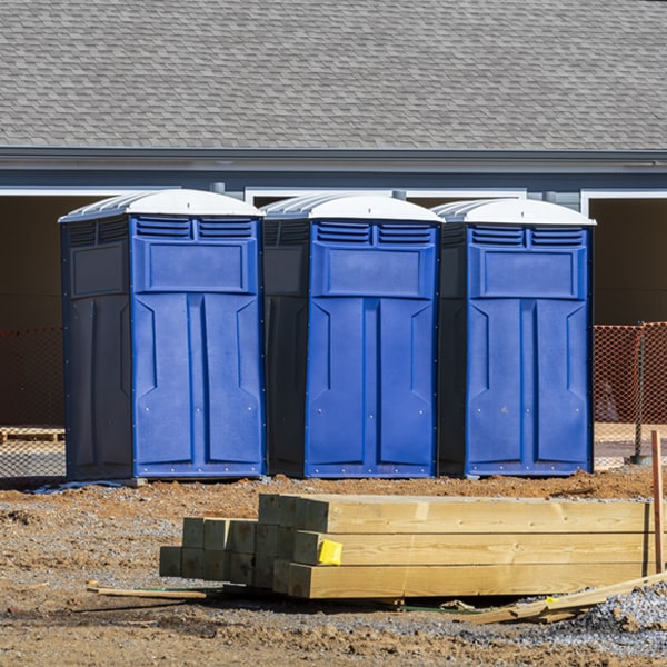 what is the expected delivery and pickup timeframe for the portable restrooms in Oklahoma City